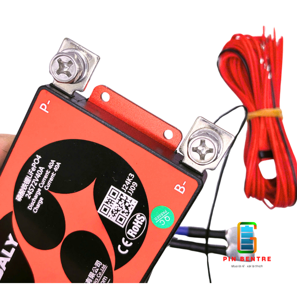 Mạch 24S 72V/87.6V 40A - 100A Daly Cân Bằng và Bảo Vệ Pin Sắt 3.2V Có Cảm Biến Nhiệt NTC