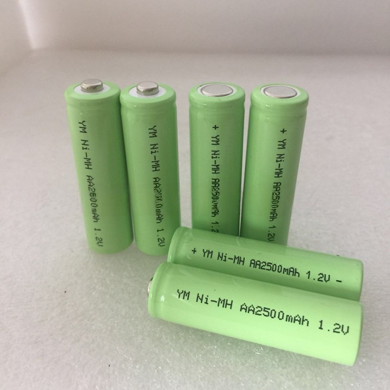 Pin sạc Ni-Mh 1.2v Size AA dung lượng chuẩn 2500mAh