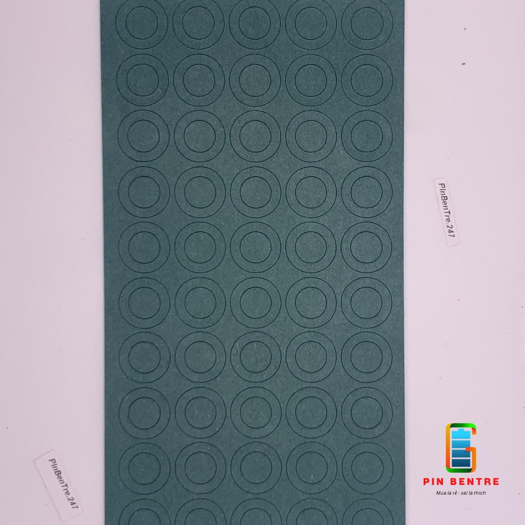 Giấy dán đầu cực dương cho Pin 18650 loại 1 và 5 pin