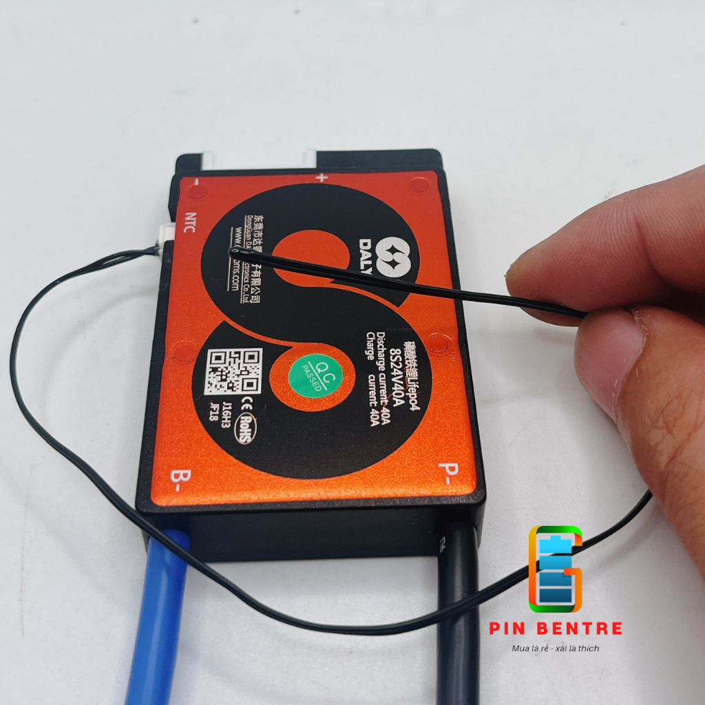 Mạch 8S DALY 24V/29.2V 20A 40A Daly Cân Bằng và Bảo Vệ Pin Sắt 3.2V Có Cảm Biến Nhiệt NTC
