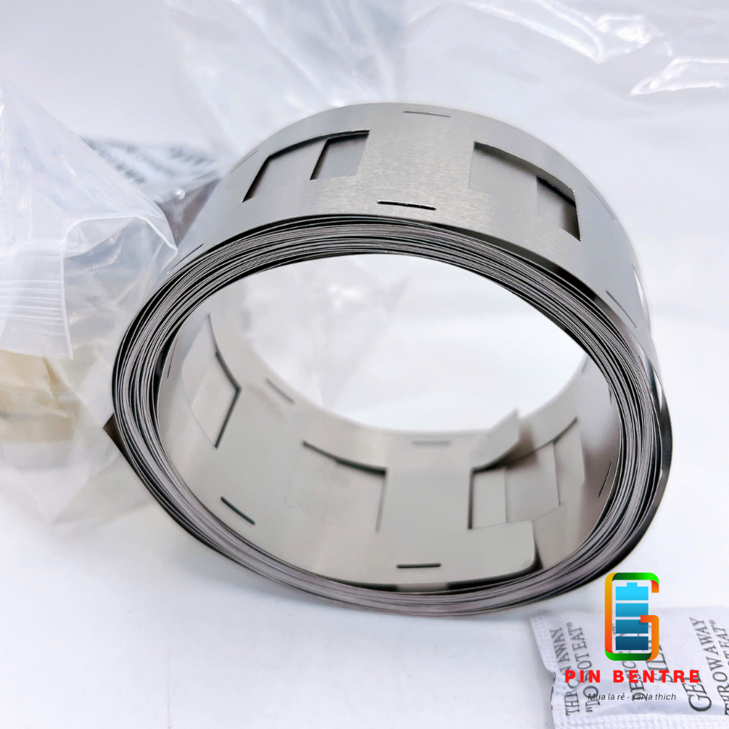 Kẽm đôi 0.15mm - 0.2mm chuyển dùng cho Pin 32700 - 32140 - 33140 mạ niken dể hàn