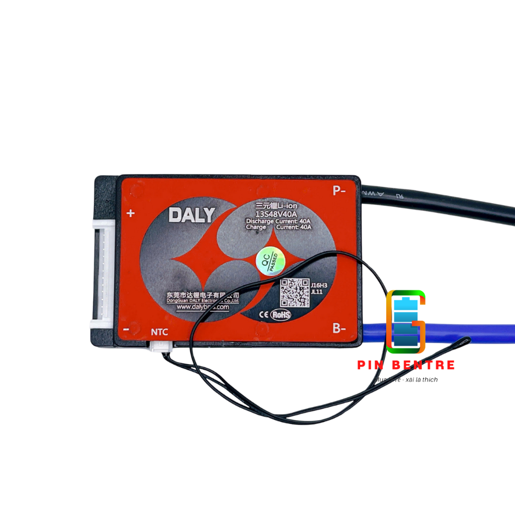 Mạch 13S 48V 20A 30A 40A Daly cân bằng và bảo vệ Pin cho xe điện
