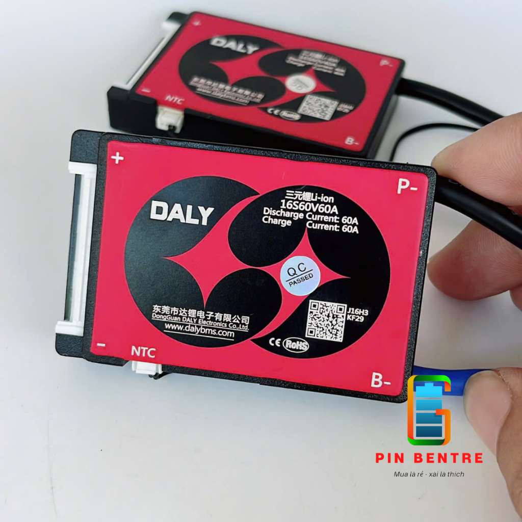 Mạch 16S 60V 40A 60A Daly cân bằng và bảo vệ Pin Li-ion 3.6V cho xe điện