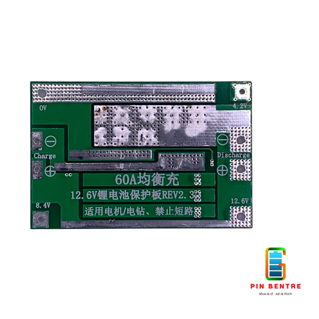 Mach 3s 4s 40A - 60A bảo vệ và cân bằng pin Lithium