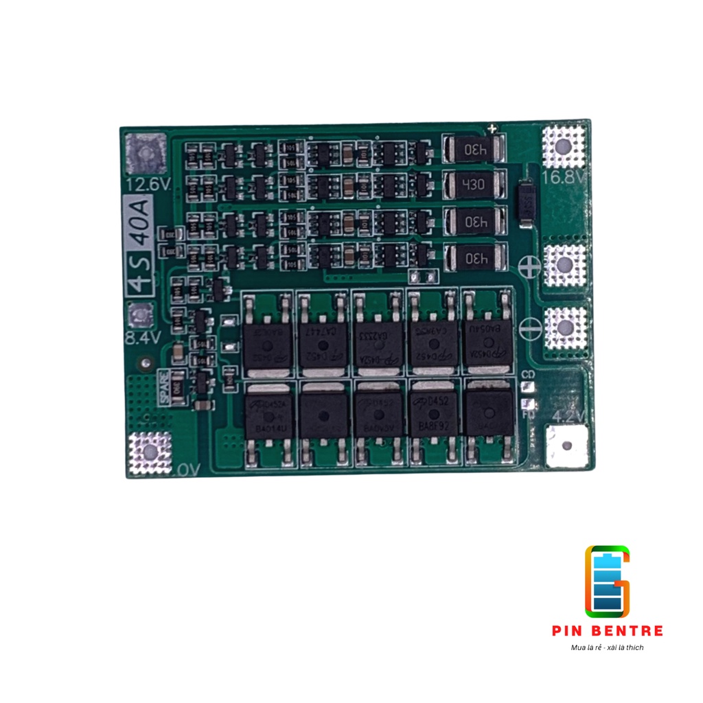 Mach 3s 4s 40A - 60A bảo vệ và cân bằng pin Lithium