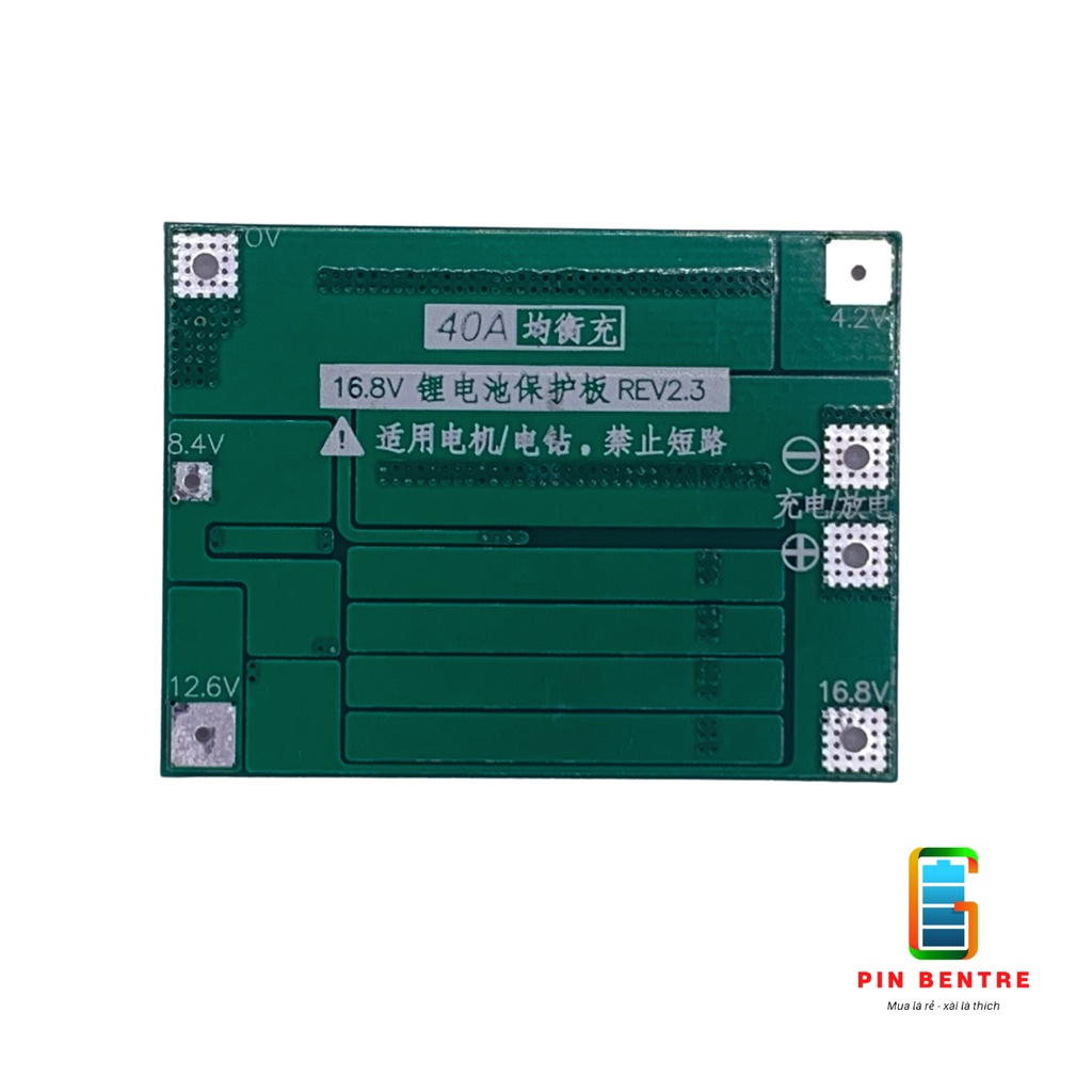 Mach 3s 4s 40A - 60A bảo vệ và cân bằng pin Lithium