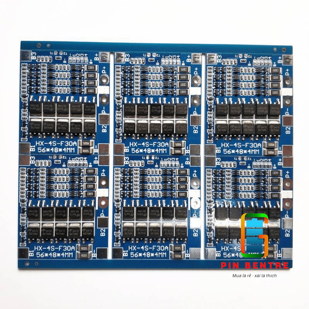 Mạch 4S - 30A Sạc cân bằng và bảo vệ Pin Sắt LiFePO4 3.2V