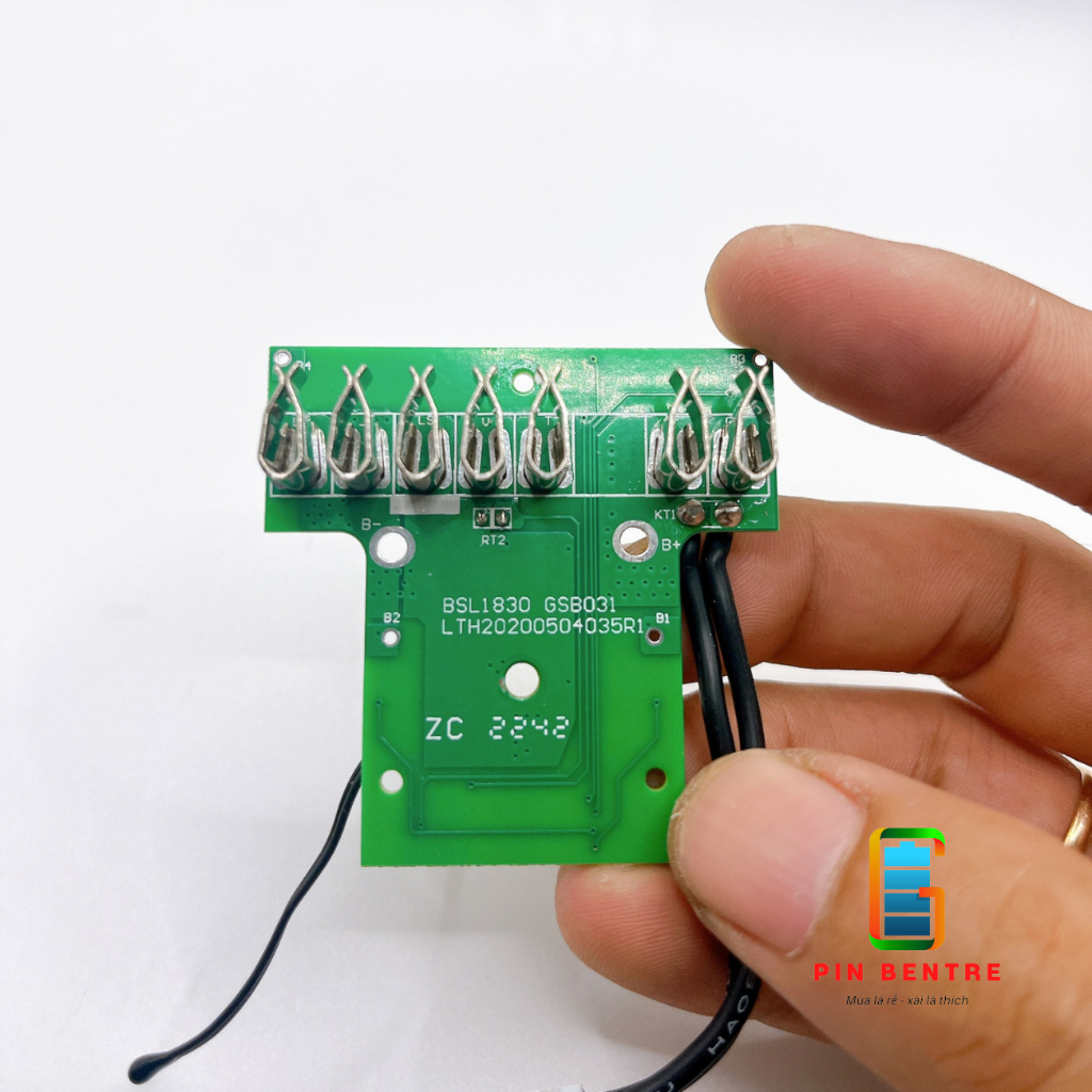 Vỏ Pin Hitachi 18V/21V Loại 5S2P 10 Cell Có Báo Pin Nhận Sạc Zin