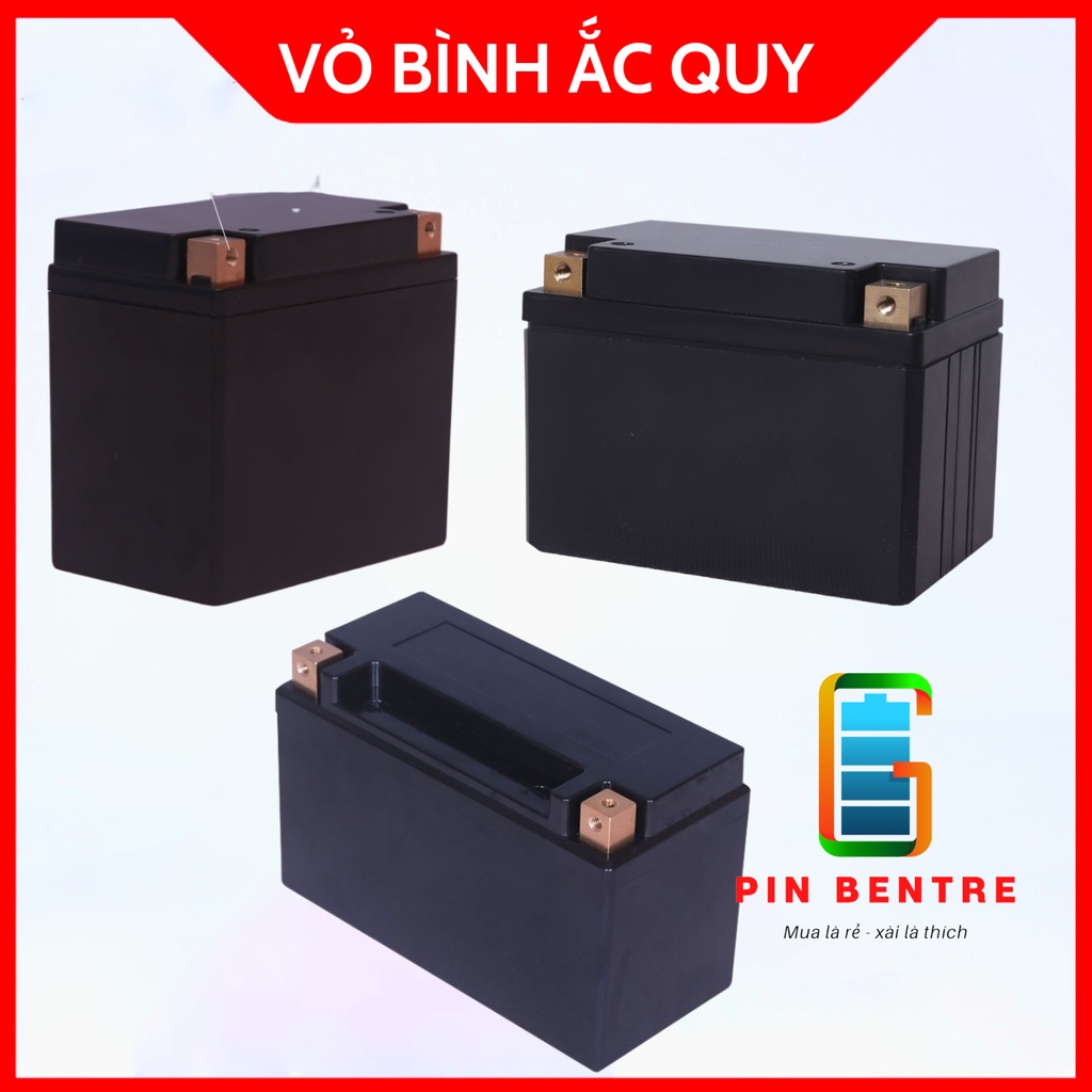 Vỏ bình Ắc Quy YT5 ,12N5L,YTX7L.... chế Ắc quy xe máy và máy phun thuốc..vv