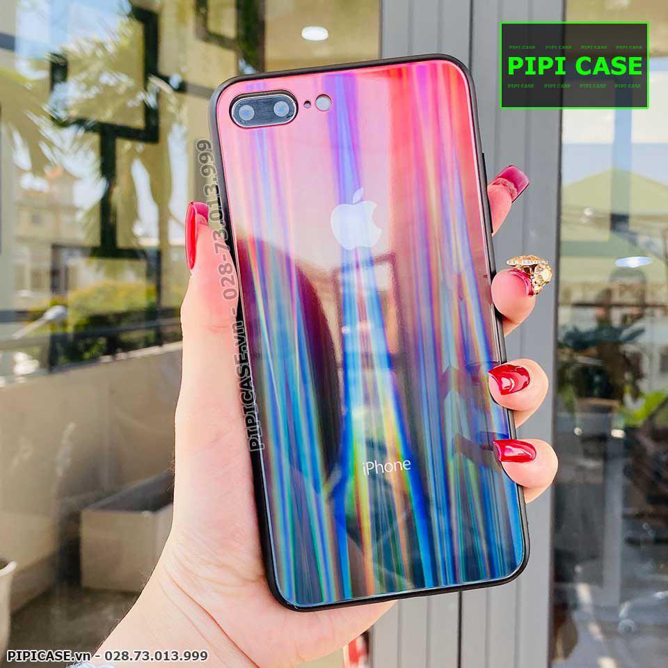 Ốp Lưng iPhone 7 Plus / 8 Plus - Kính Cầu Vồng - Đỏ