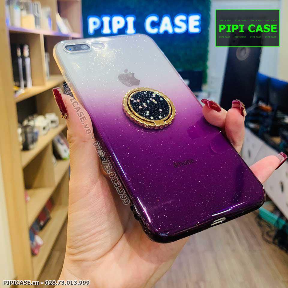 Ốp Lưng iPhone 7 Plus / 8 Plus - iRing Màu - Tím