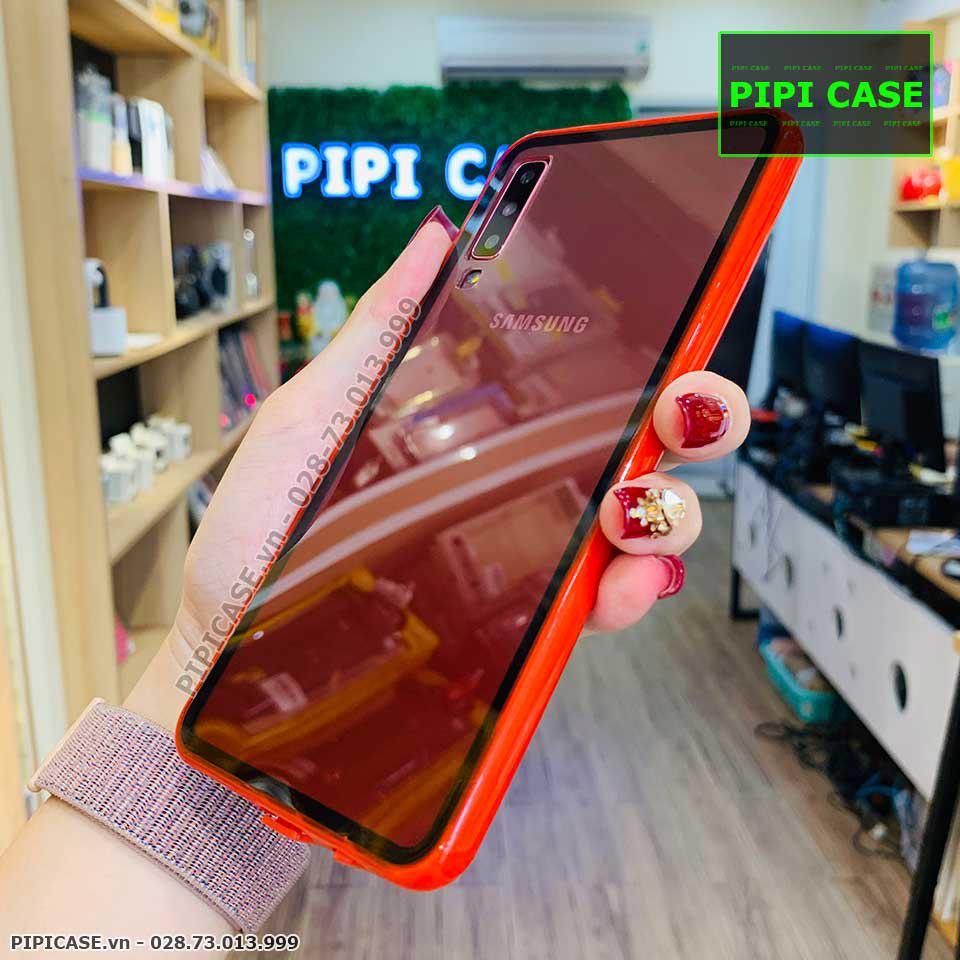 Ốp Lưng Samsung A7 2018 - Little Color - Đỏ