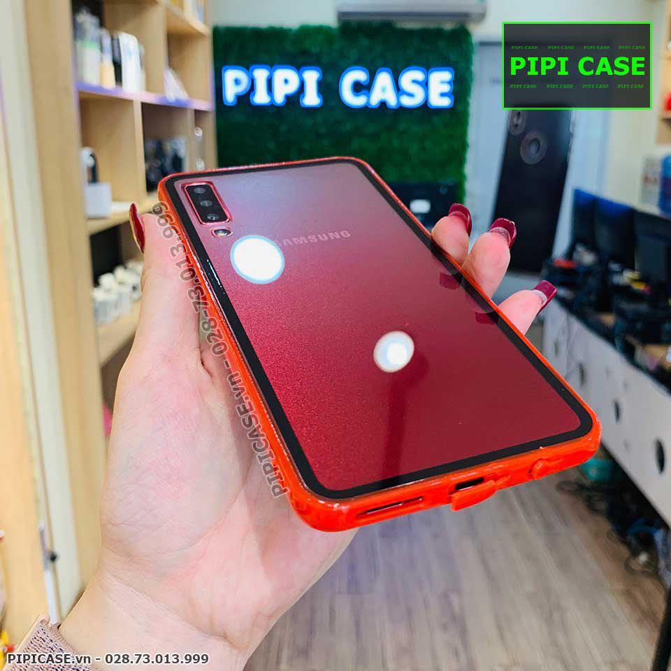 Ốp Lưng Samsung A7 2018 - Little Color - Đỏ