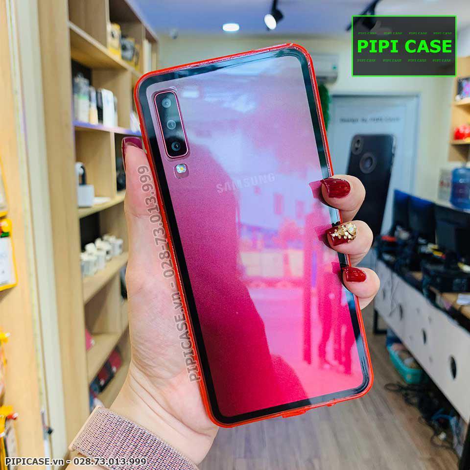 Ốp Lưng Samsung A7 2018 - Little Color - Đỏ