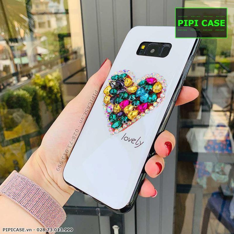 Ốp Lưng Samsung S8 Plus - Lovely Tim - 7 Màu