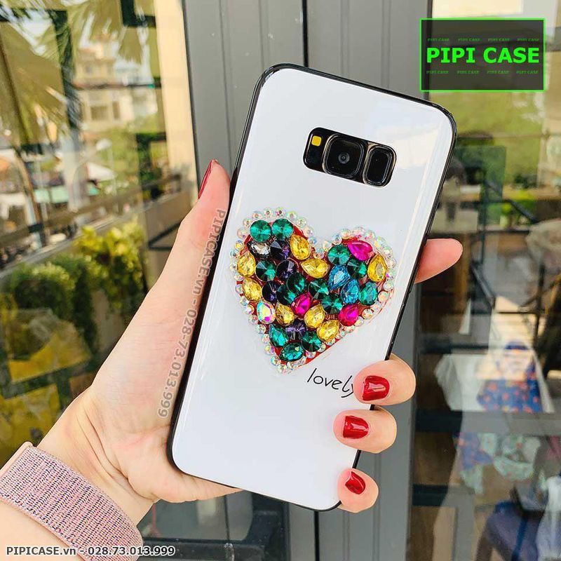 Ốp Lưng Samsung S8 Plus - Lovely Tim - 7 Màu