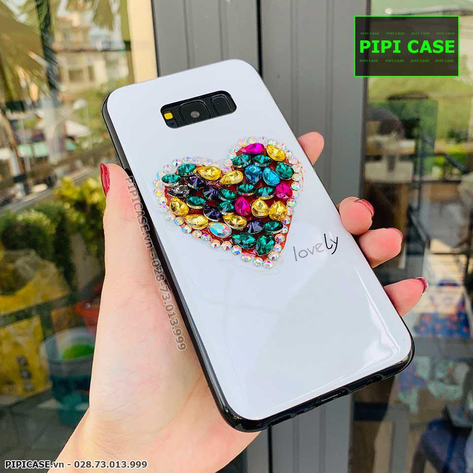 Ốp Lưng Samsung S8 Plus - Lovely Tim - 7 Màu