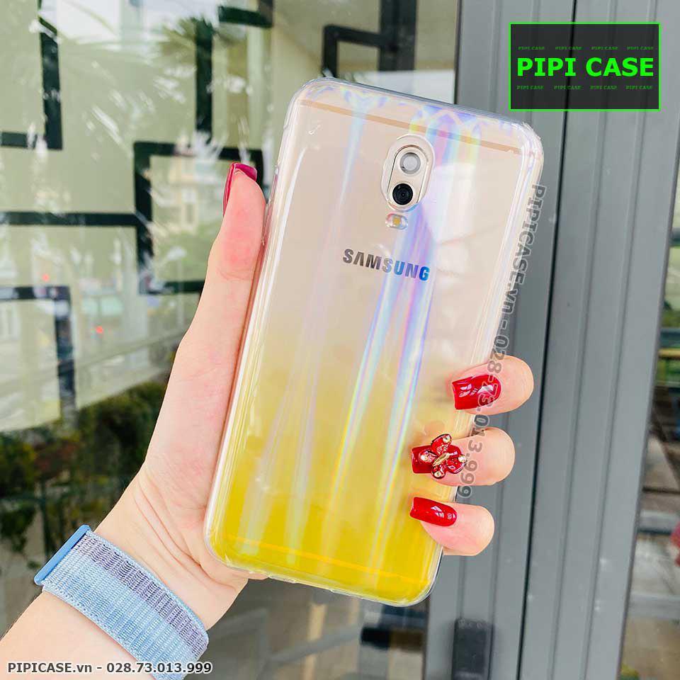 Ốp Lưng Samsung J7 Pro - Rainbow - Vàng