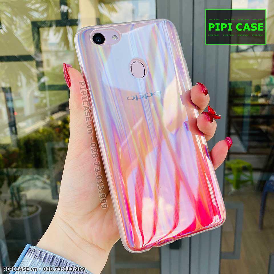 Ốp Lưng Oppo F5 - Rainbow - Đỏ
