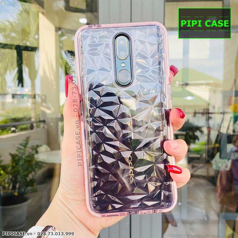 Ốp Lưng Oppo F11 - Diamond - Hồng
