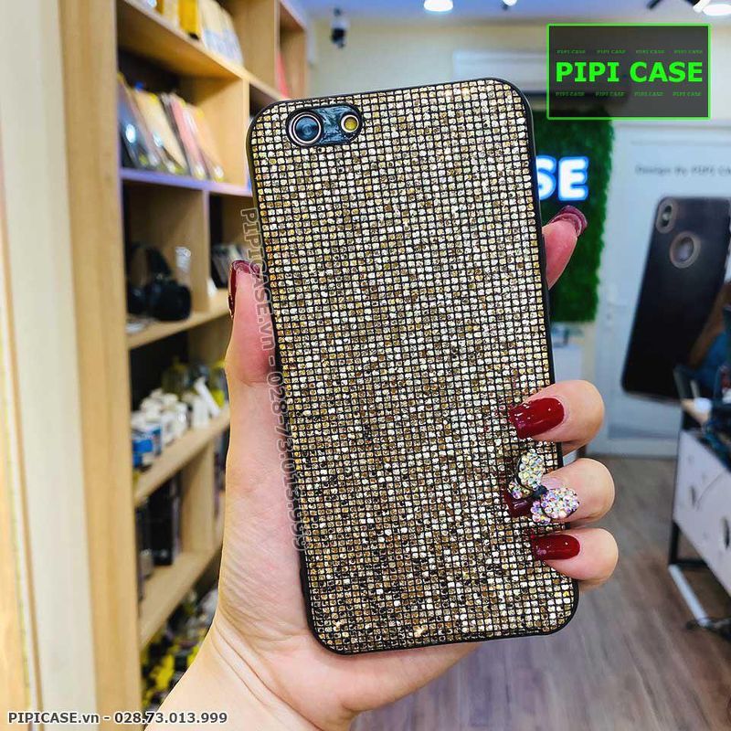 Ốp Lưng Oppo F1s - Kim Tuyến - Vàng