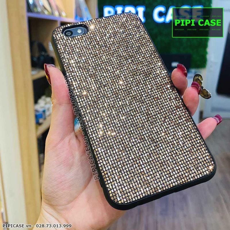 Ốp Lưng Oppo F3 - Kim Tuyến - Vàng