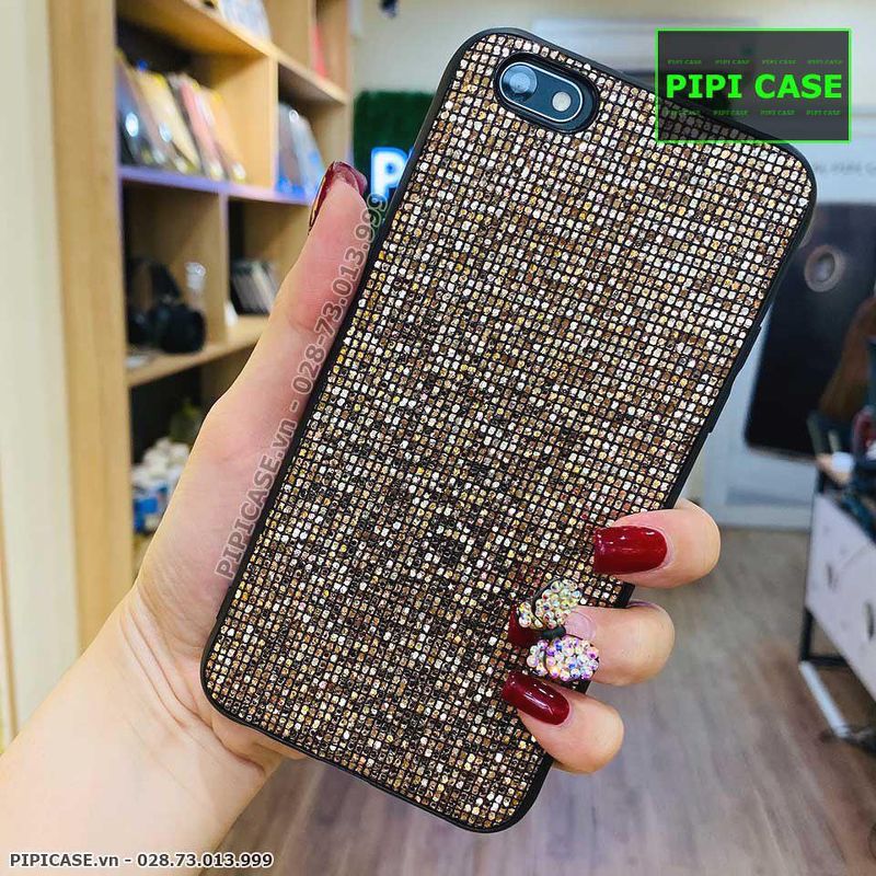 Ốp Lưng Oppo F3 - Kim Tuyến - Vàng