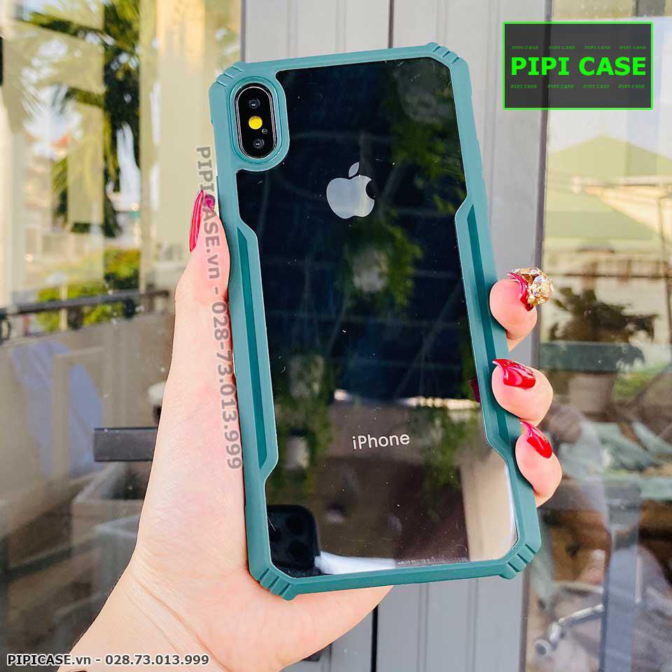 Ốp Lưng iPhone X / XS - Bigtal - Xanh Rêu
