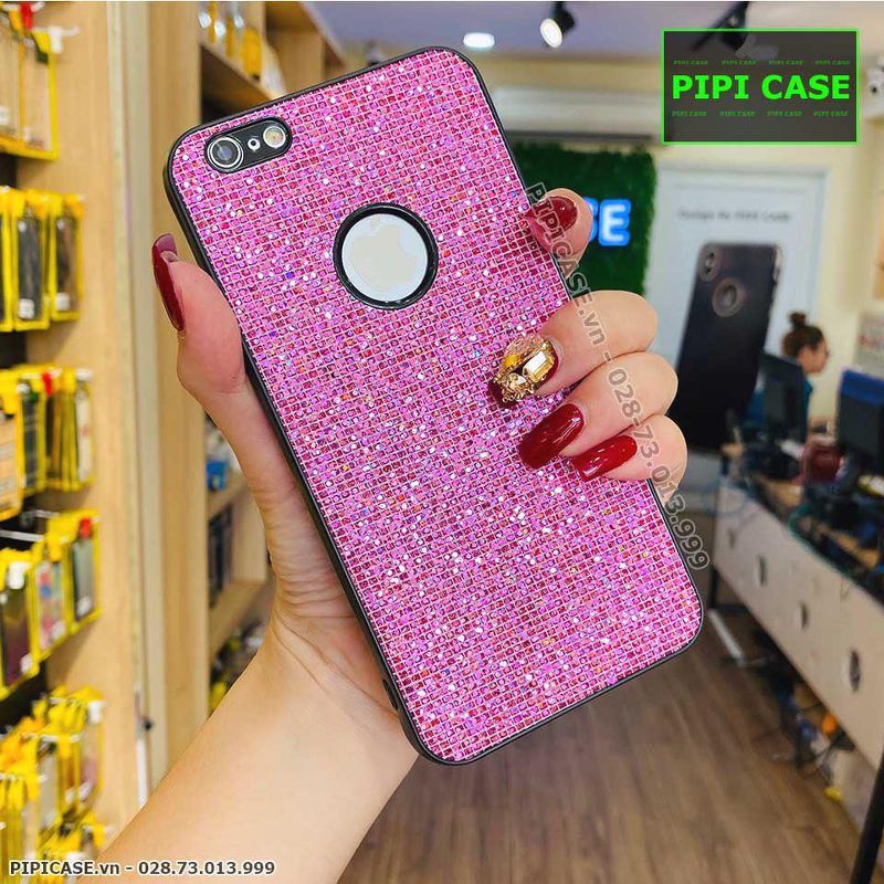 Ốp Lưng iPhone 6 / 6S - Kim Tuyến - Hồng