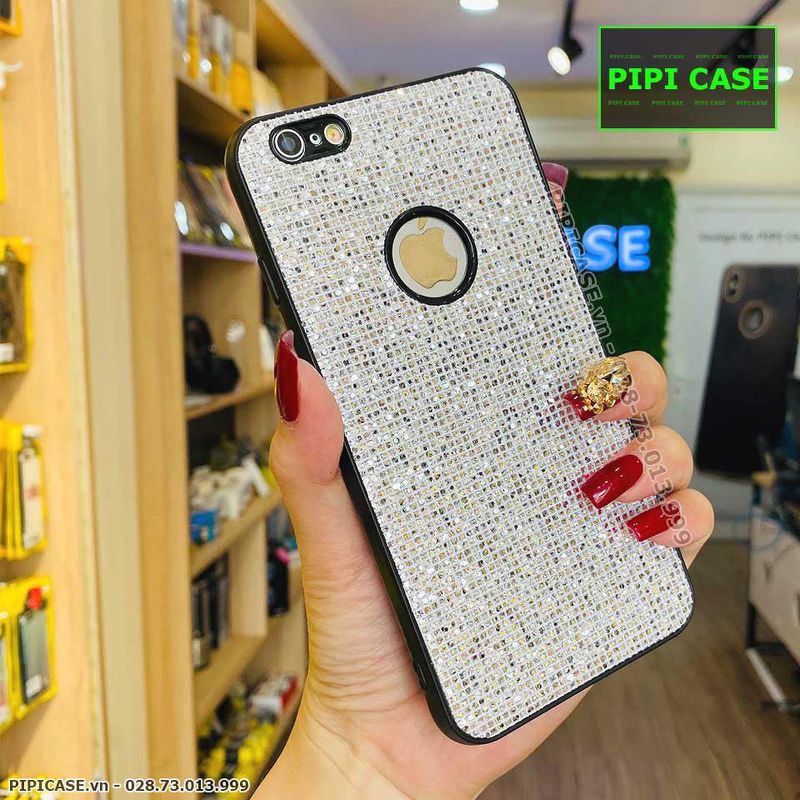 Ốp Lưng iPhone 6 / 6S - Kim Tuyến - Bạc