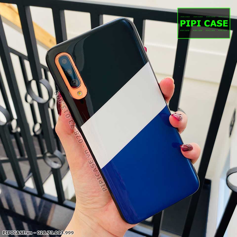 Ốp Lưng Samsung A70 - Flag - Xanh Dương