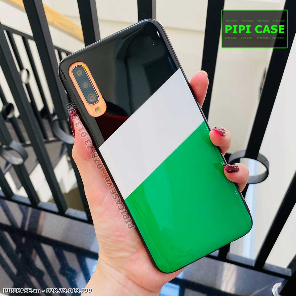 Ốp Lưng Samsung A70 - Flag - Xanh Lá