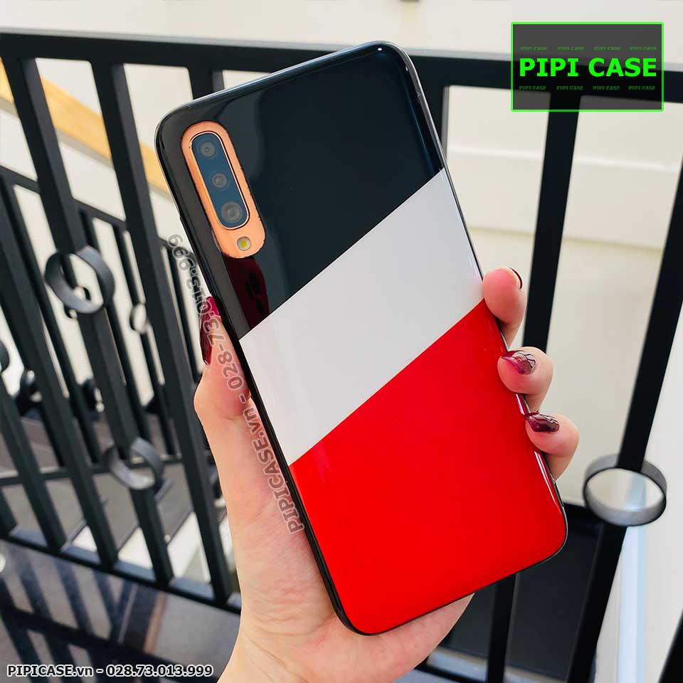 Ốp Lưng Samsung A70 - Flag - Đỏ