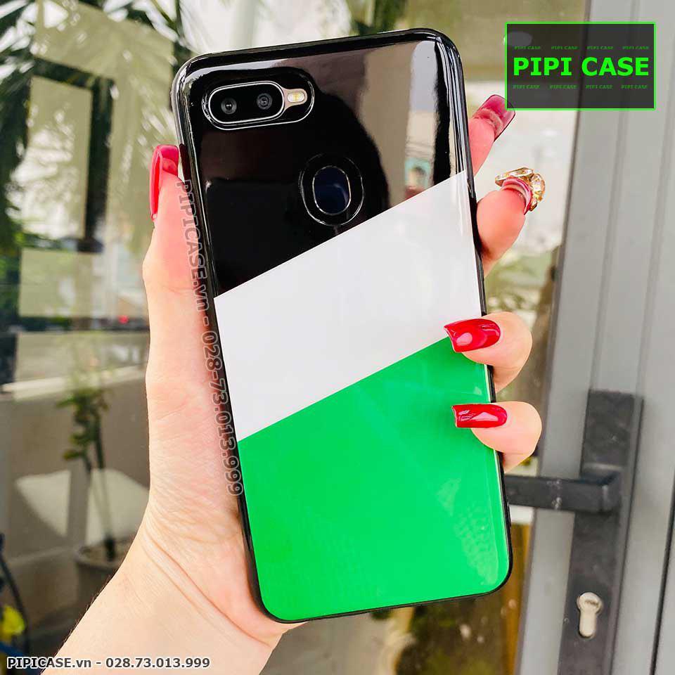 Ốp Lưng Oppo F9 - Flag - Xanh Lá