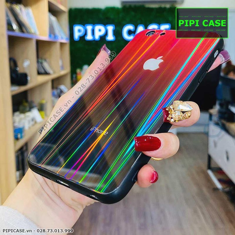 Ốp Lưng iPhone 6 / 6S - Kính Cầu Vồng - Đỏ