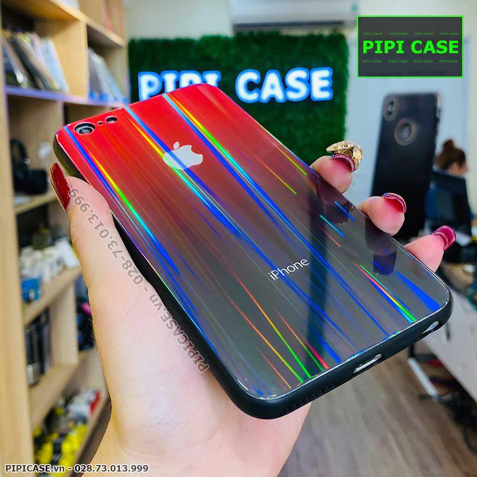 Ốp Lưng iPhone 6 / 6S - Kính Cầu Vồng - Đỏ