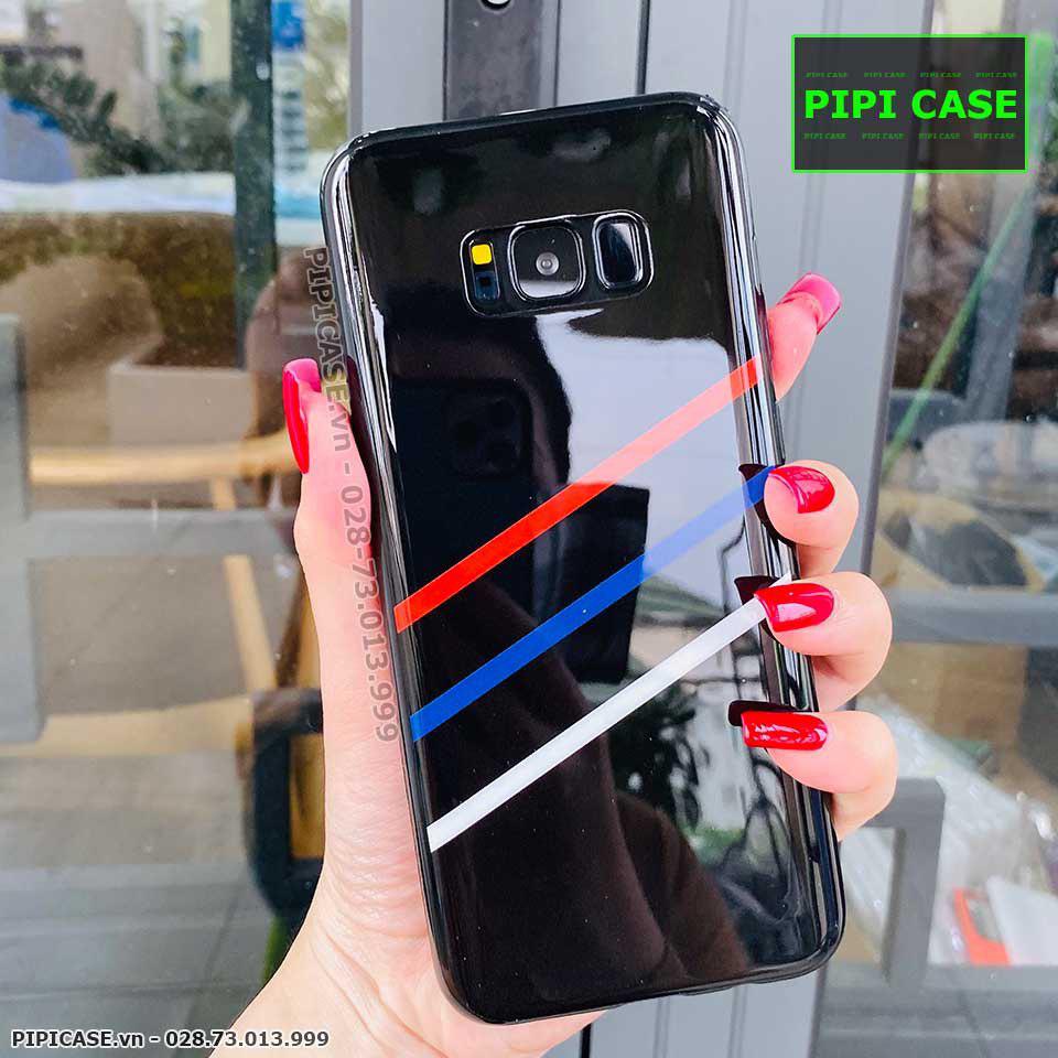 Ốp Lưng Samsung S8 - Line - Đỏ