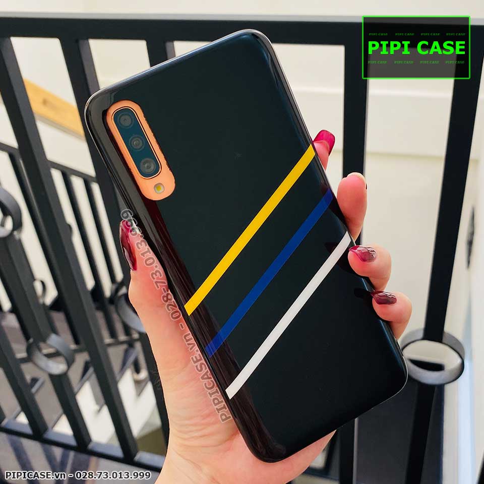 Ốp Lưng Samsung A70 - Line - Vàng