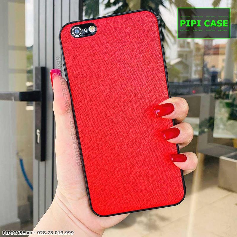 Ốp Lưng iPhone 6 / 6S - Simple Da - Đỏ