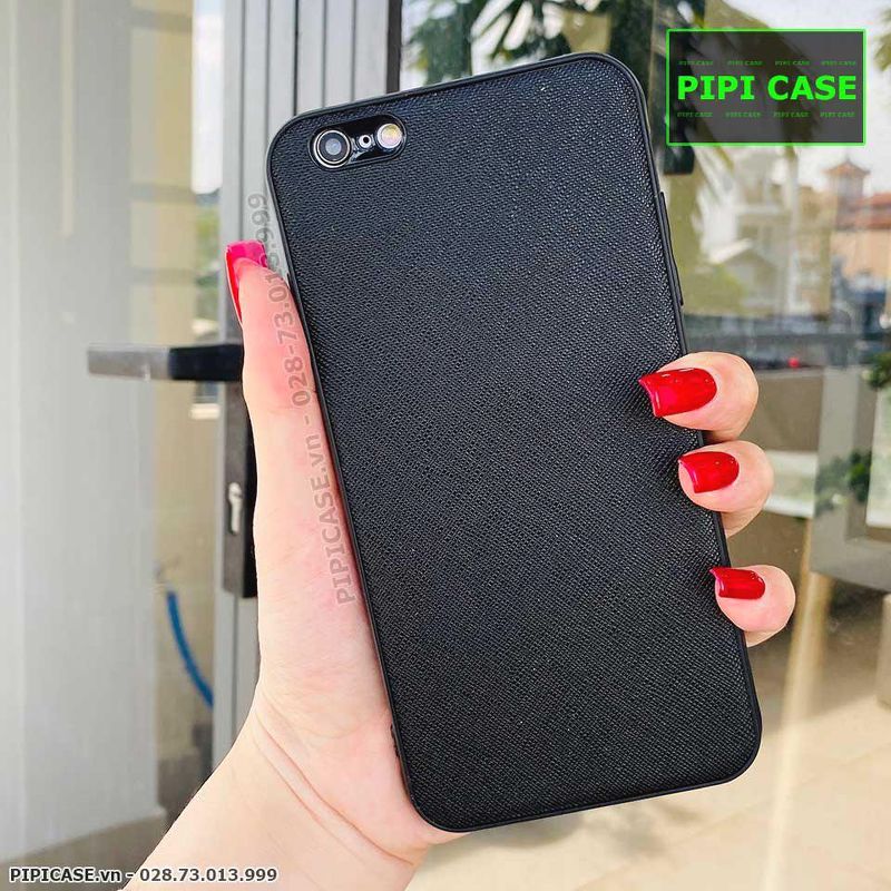 Ốp Lưng iPhone 6 / 6S - Simple Da - Đen
