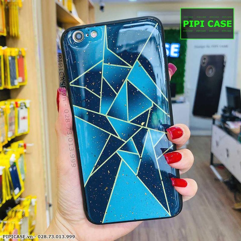 Ốp Lưng iPhone 6 / 6S - Ngôi Sao - Xanh
