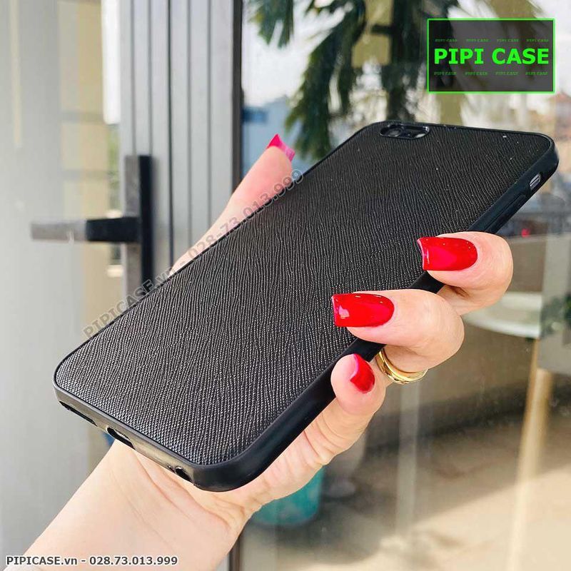 Ốp Lưng iPhone 6 / 6S - Simple Da - Đen