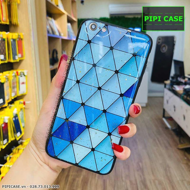Ốp Lưng iPhone 6 / 6S - Tam Giác - Xanh Dương