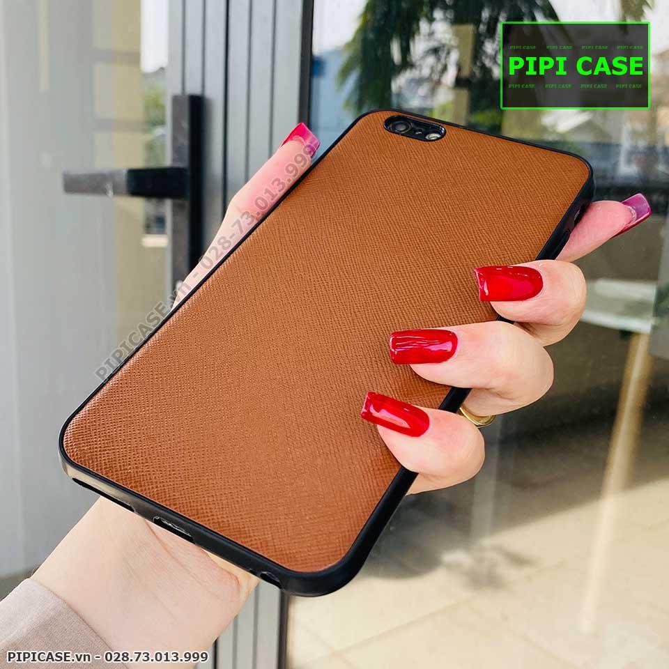 Ốp Lưng iPhone 6 / 6S - Simple Da - Nâu