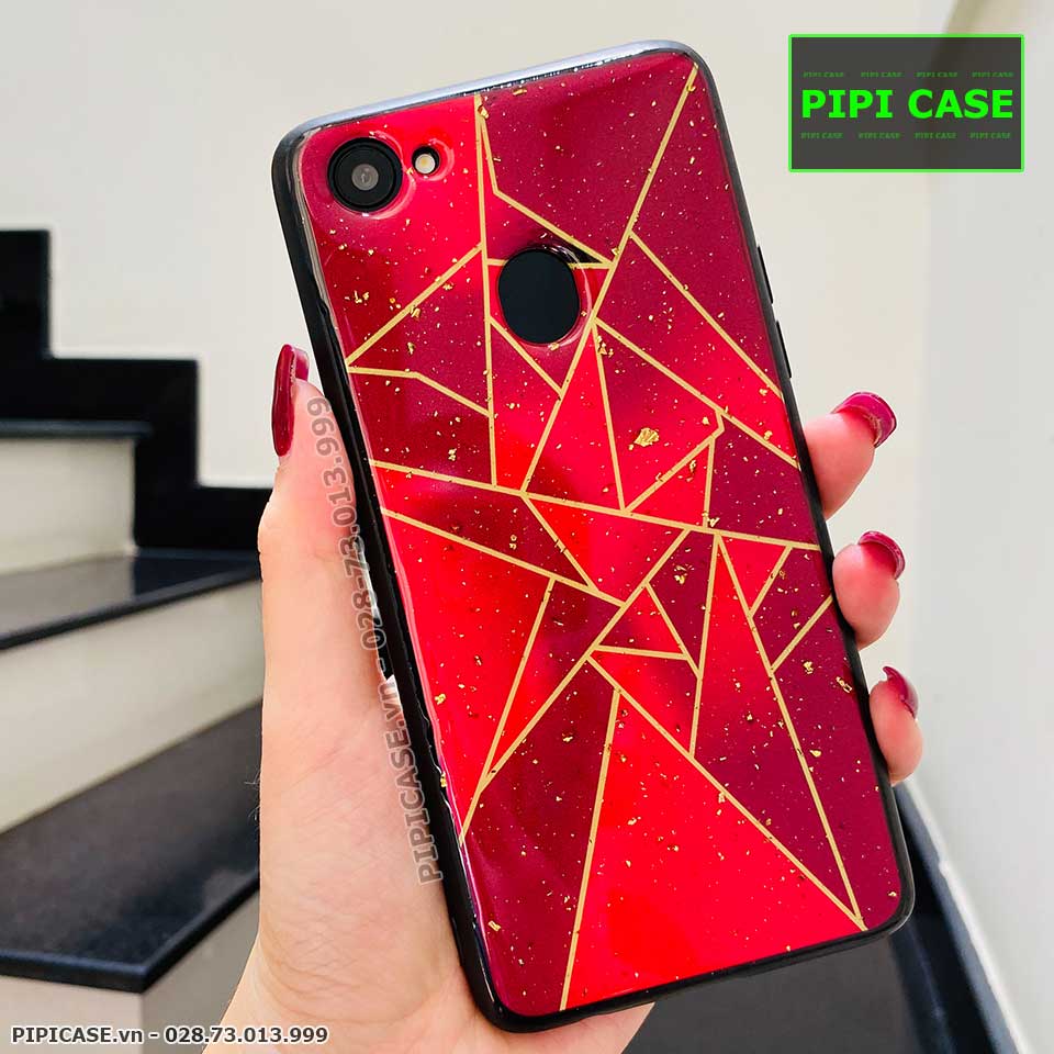 Ốp Lưng Oppo F7 - Ngôi Sao - Đỏ