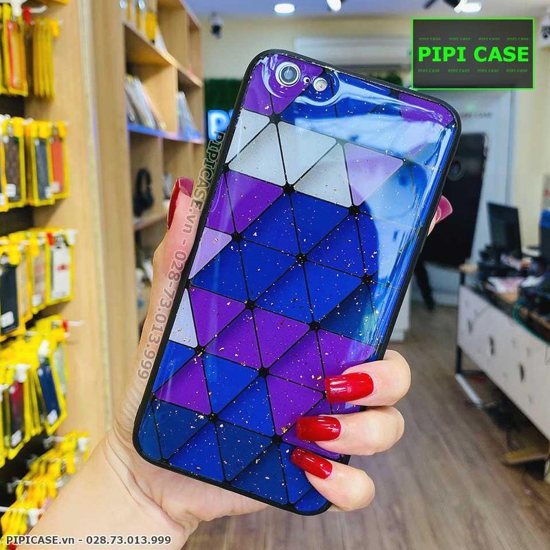 Ốp Lưng iPhone 6 / 6S - Tam Giác -Tím