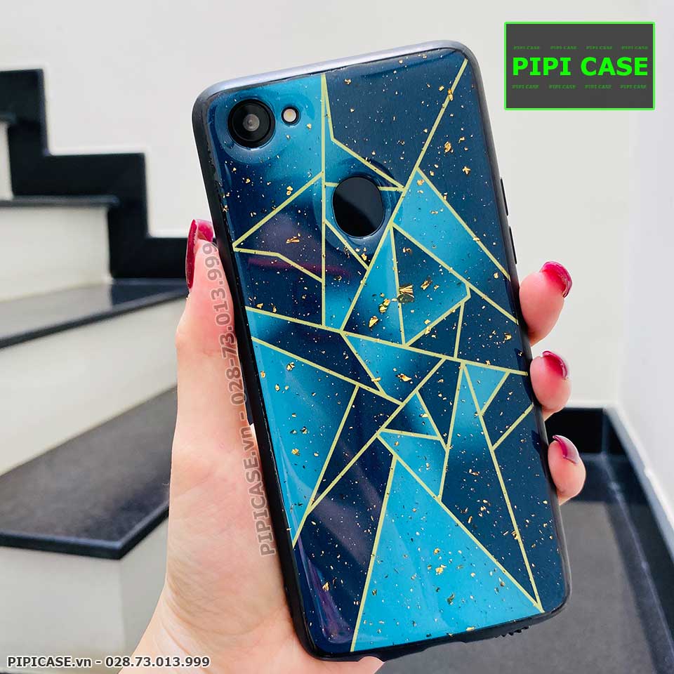 Ốp Lưng Oppo F7 - Ngôi Sao - Xanh