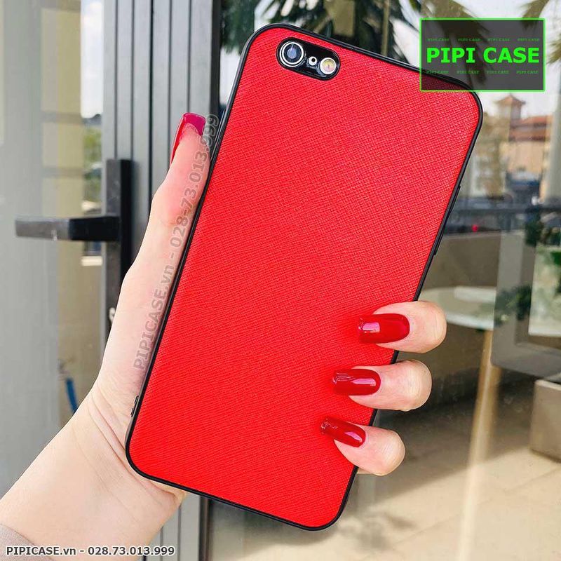 Ốp Lưng iPhone 6 / 6S - Simple Da - Đỏ
