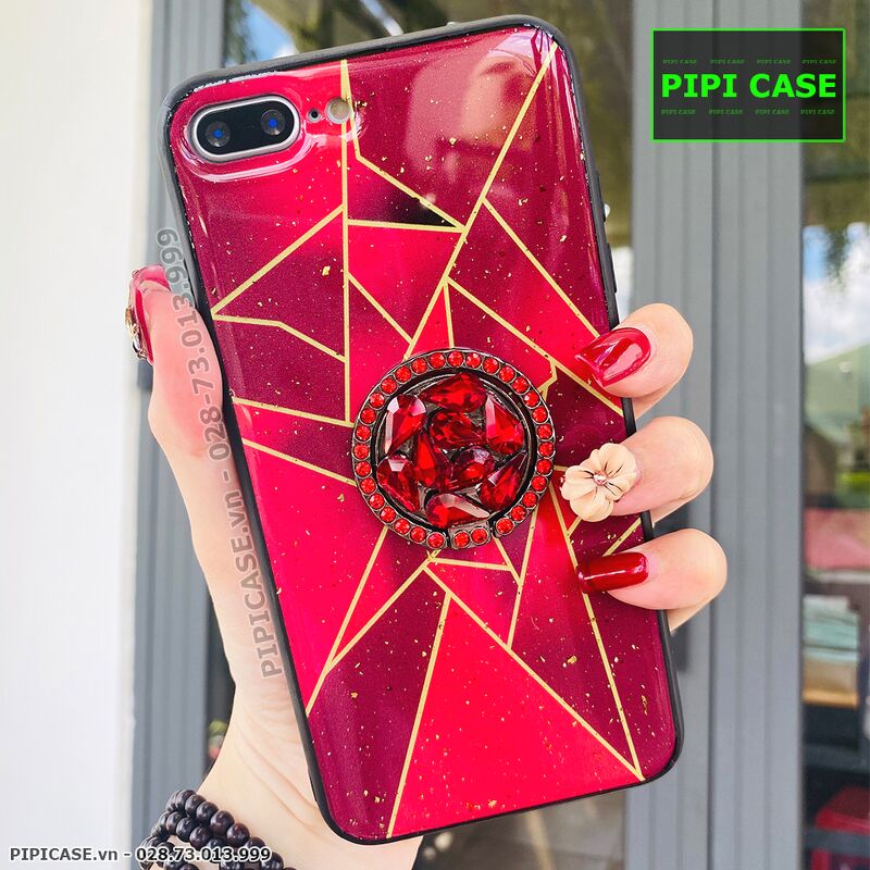 Ốp Lưng iPhone 7 Plus / 8 Plus - Ngôi Sao - Đỏ