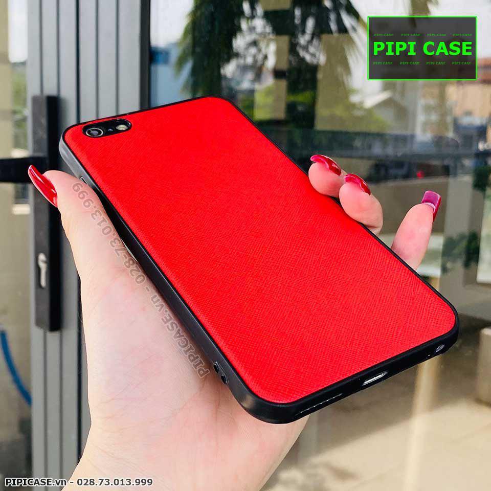 Ốp Lưng iPhone 6 / 6S - Simple Da - Đỏ